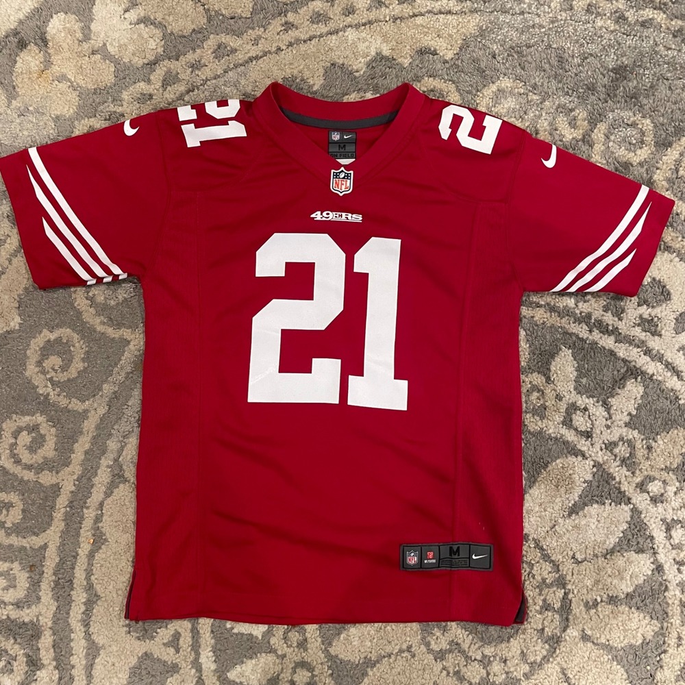 Nike San Francisco 49ers Frank Gore 21 Youth Jersey Medium 10/12 NFL Football